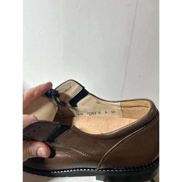 Vintage Hartjes Men's Terracotte Brown‎ Leather Derby 15163 - Picture 3 of 4